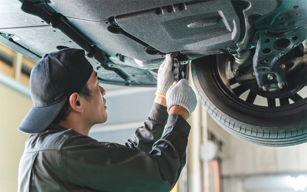 自動車工場の写真